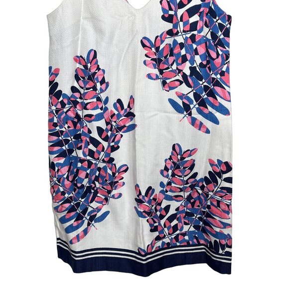 Taylor White Floral Shift Sundress Dress NWT Size 4 Small - Picture 3 of 13